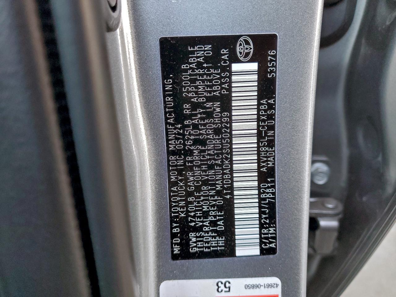 2025 TOYOTA CAMRY