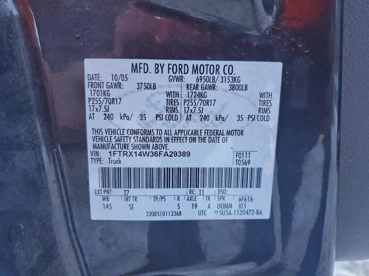2006 FORD F-150
