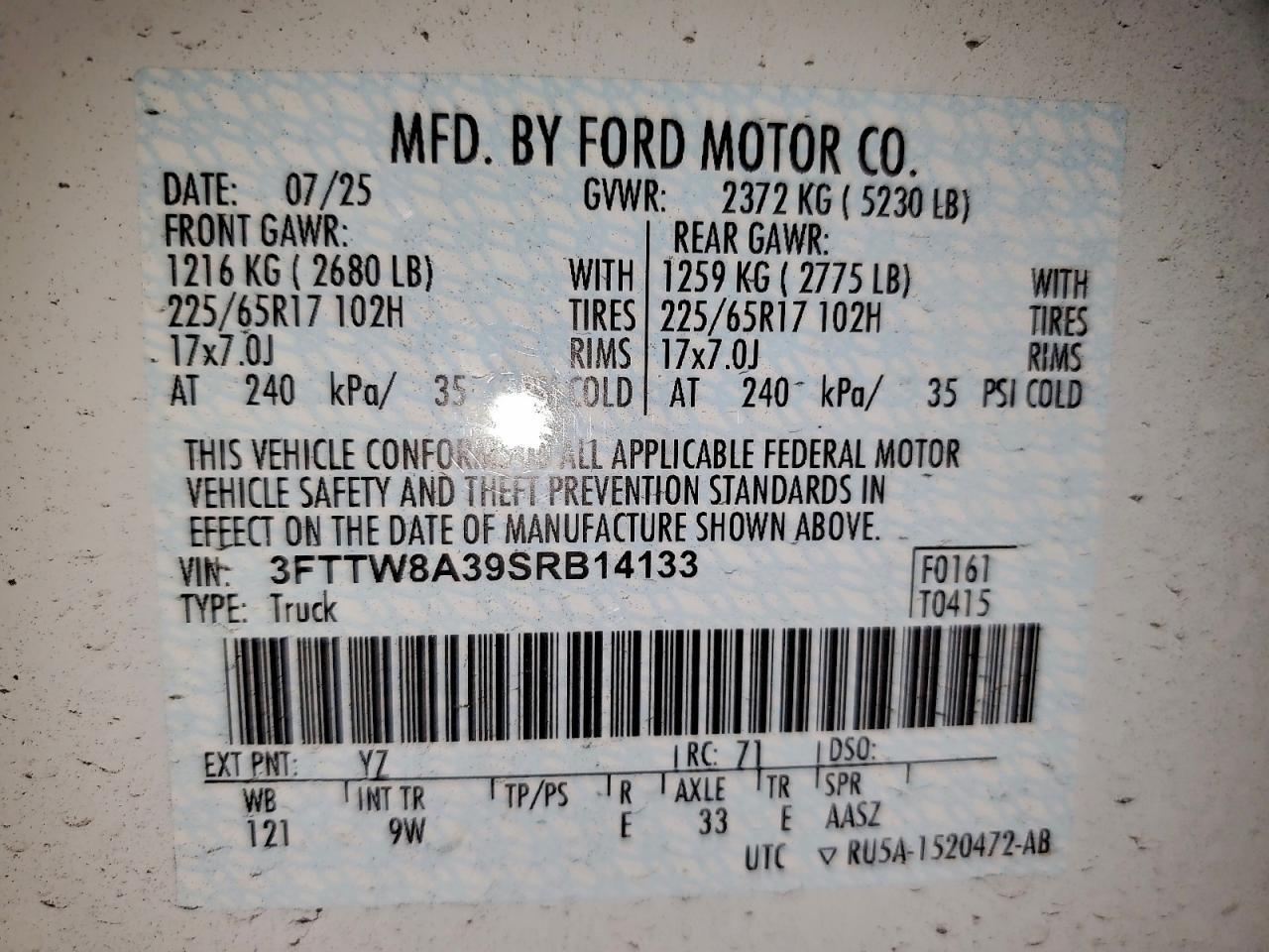2025 FORD Maverick