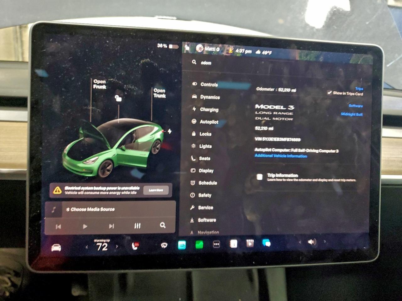 2021 TESLA MODEL 3