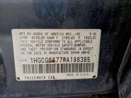 1998 HONDA ACCORD