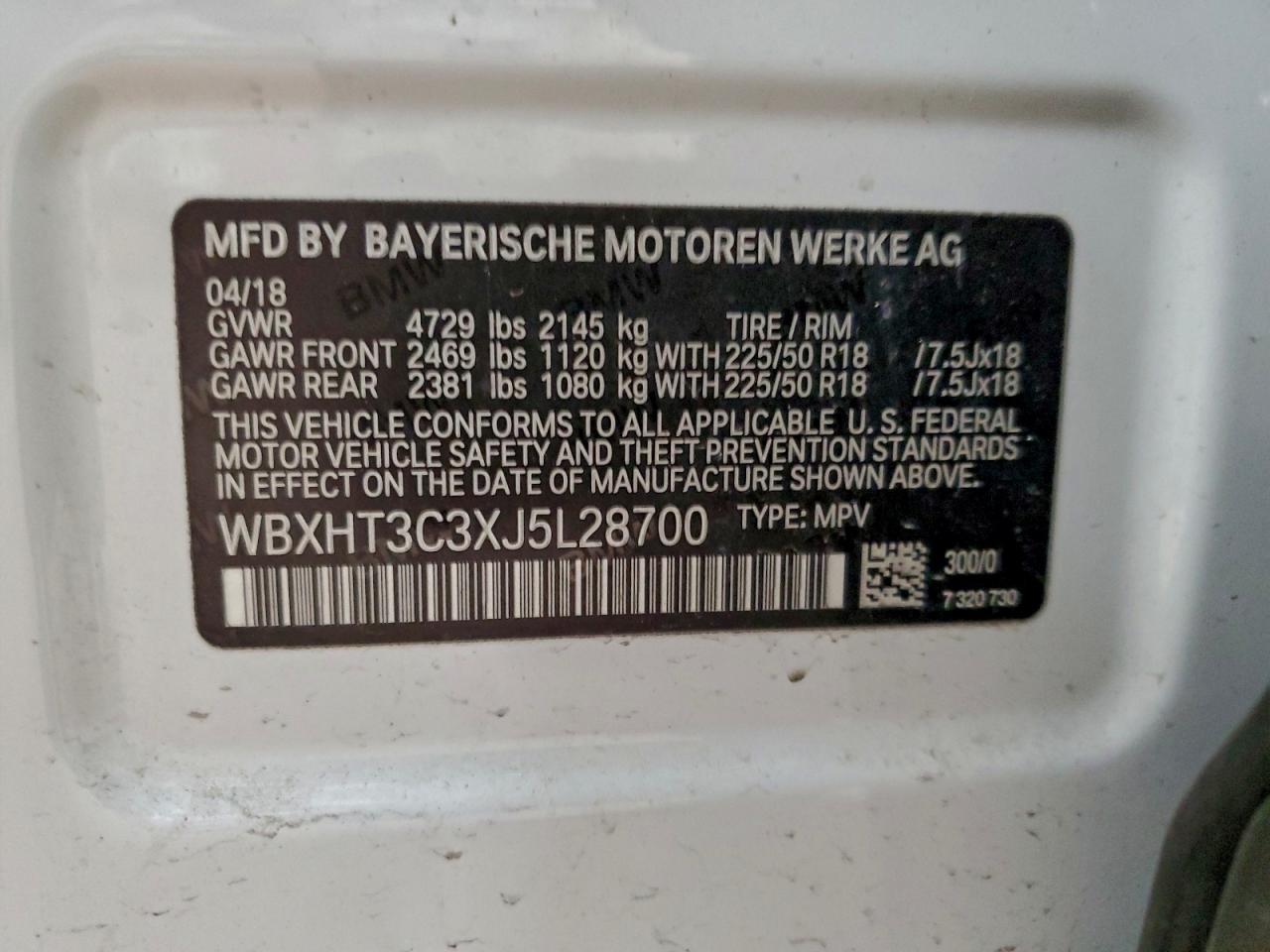 2018 BMW X1