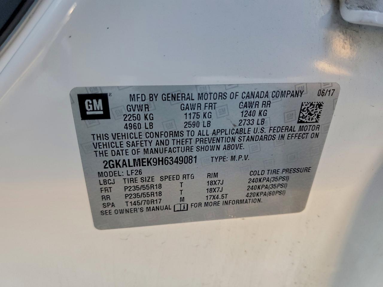 2017 GMC Terrain