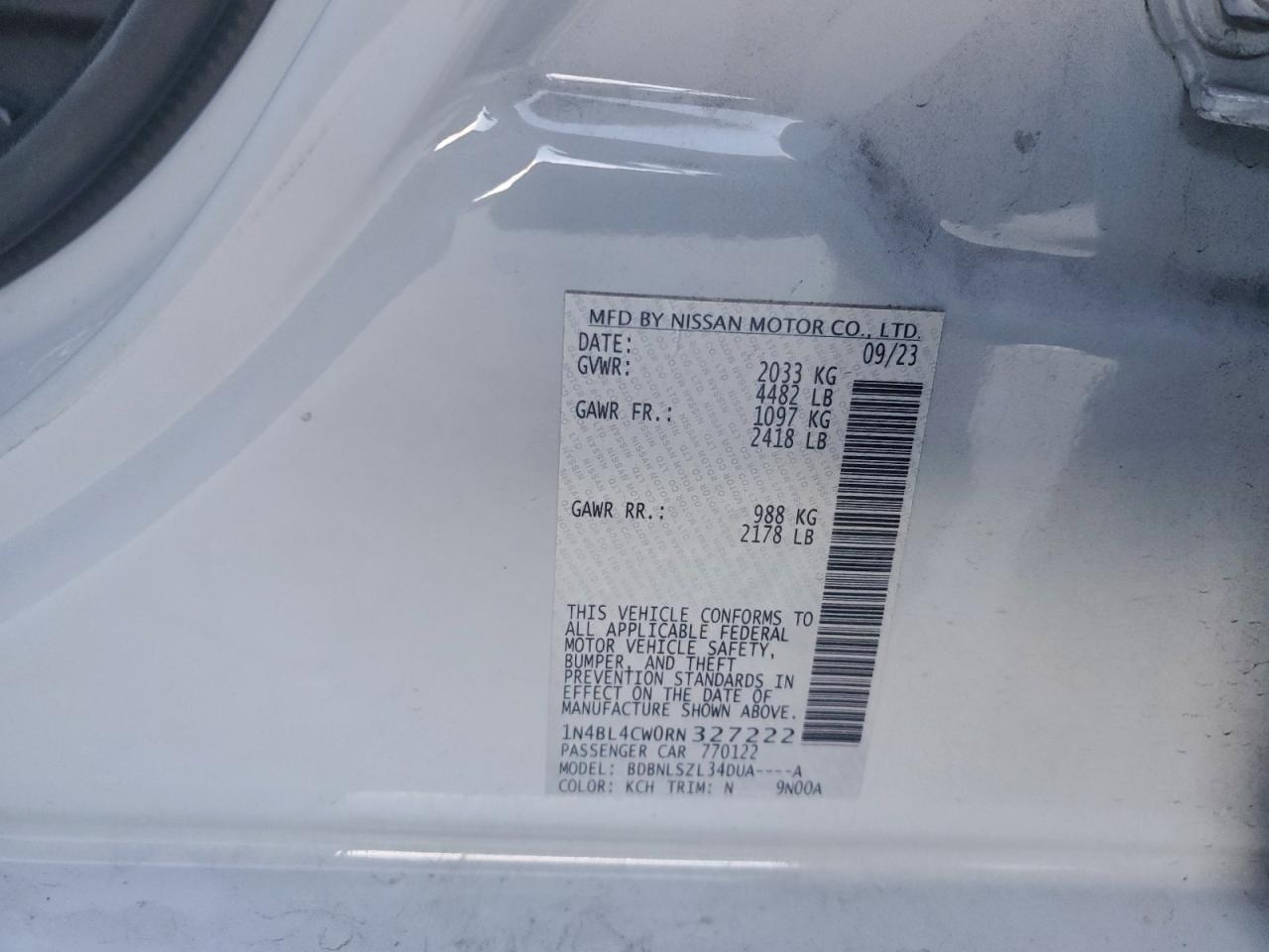 2024 NISSAN ALTIMA