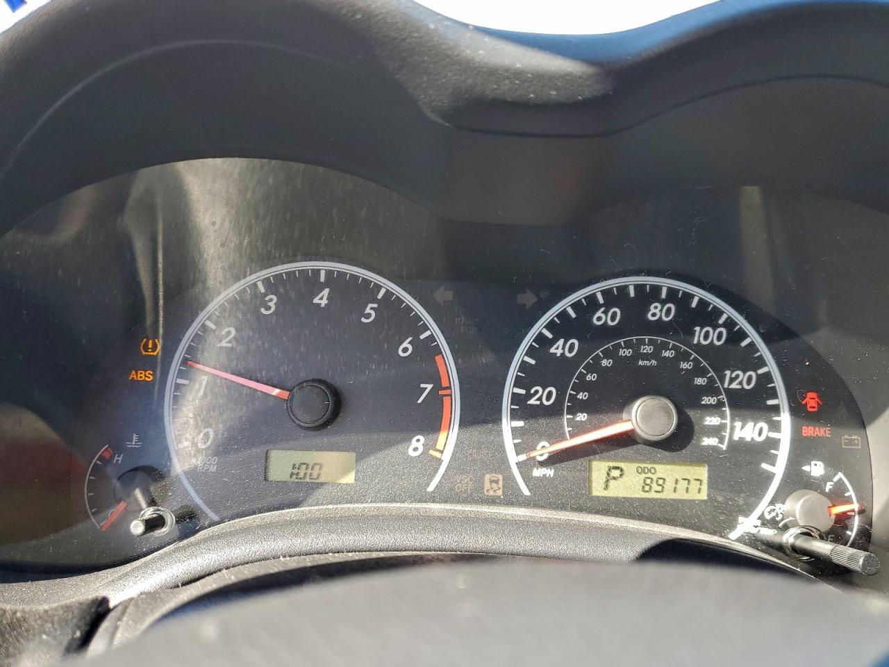 2009 TOYOTA COROLLA