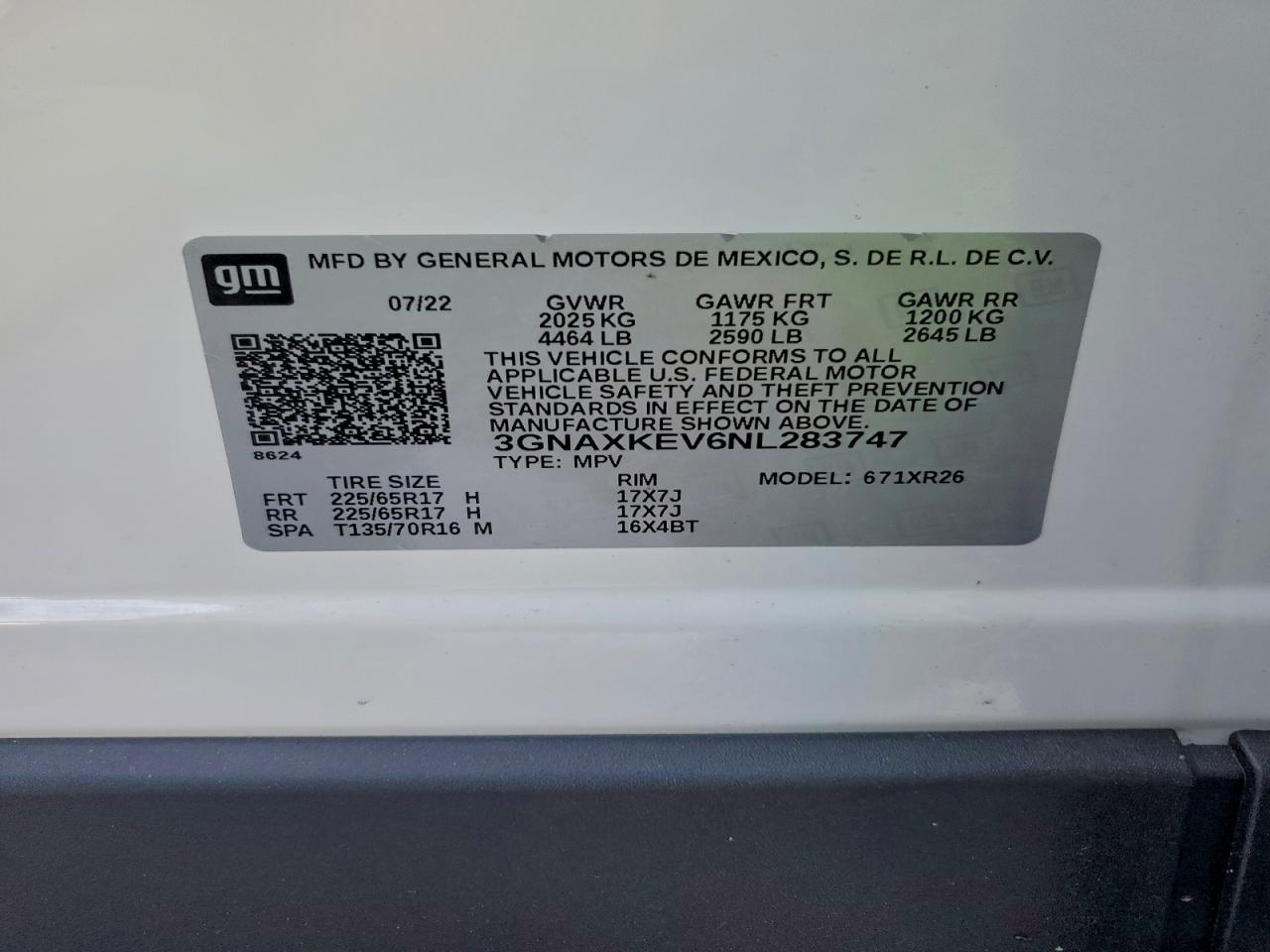 2022 CHEVROLET EQUINOX