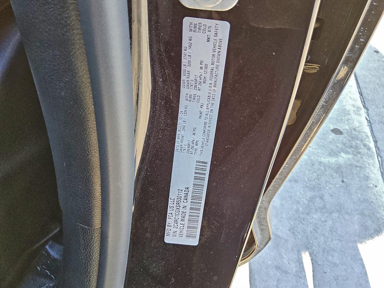 2025 CHRYSLER Voyager