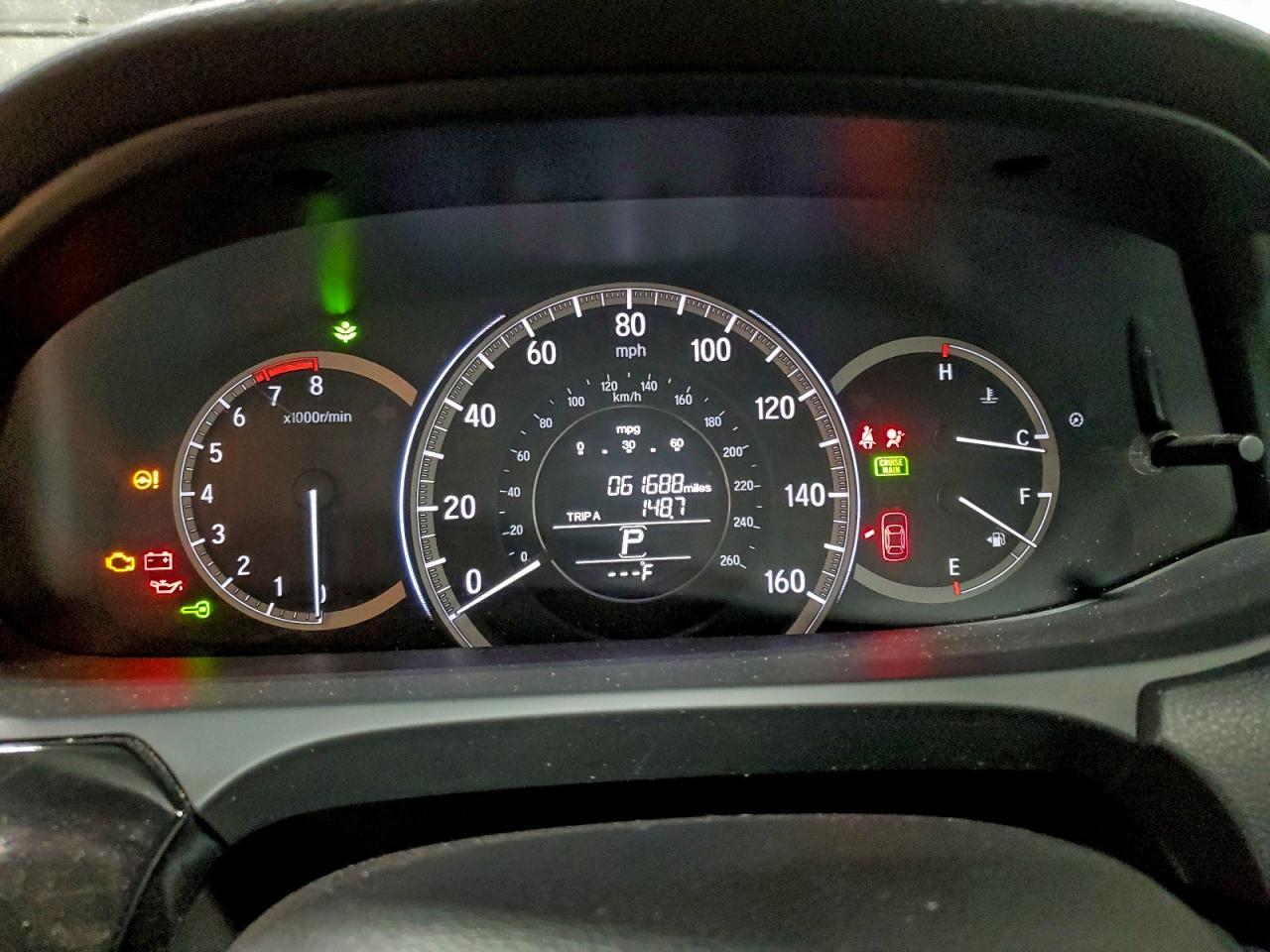 2016 HONDA ACCORD