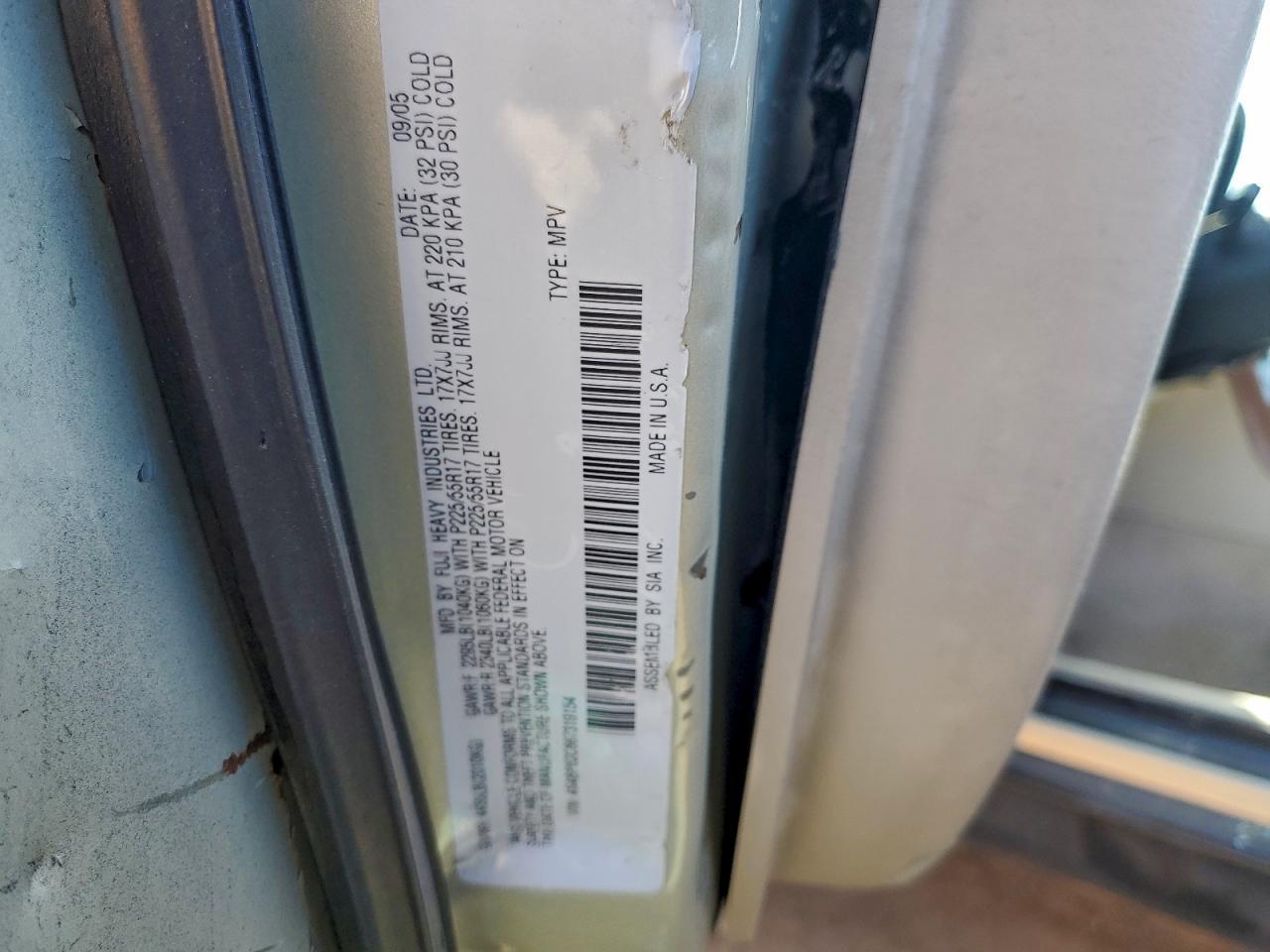 2006 SUBARU Legacy