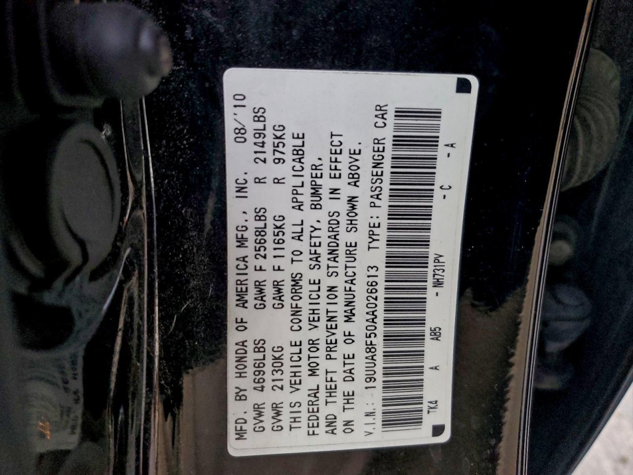 2010 ACURA TL