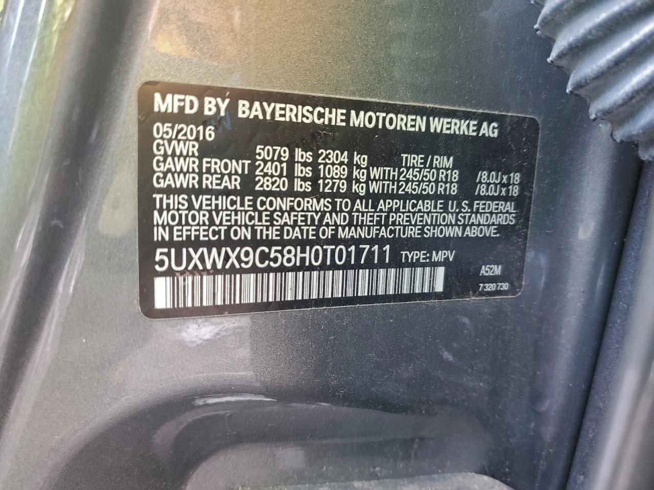 2017 BMW X3