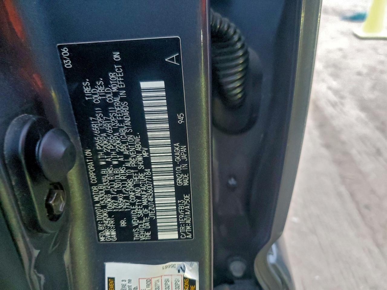 2006 TOYOTA 4Runner