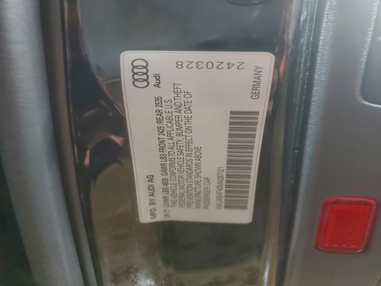 2021 AUDI A4