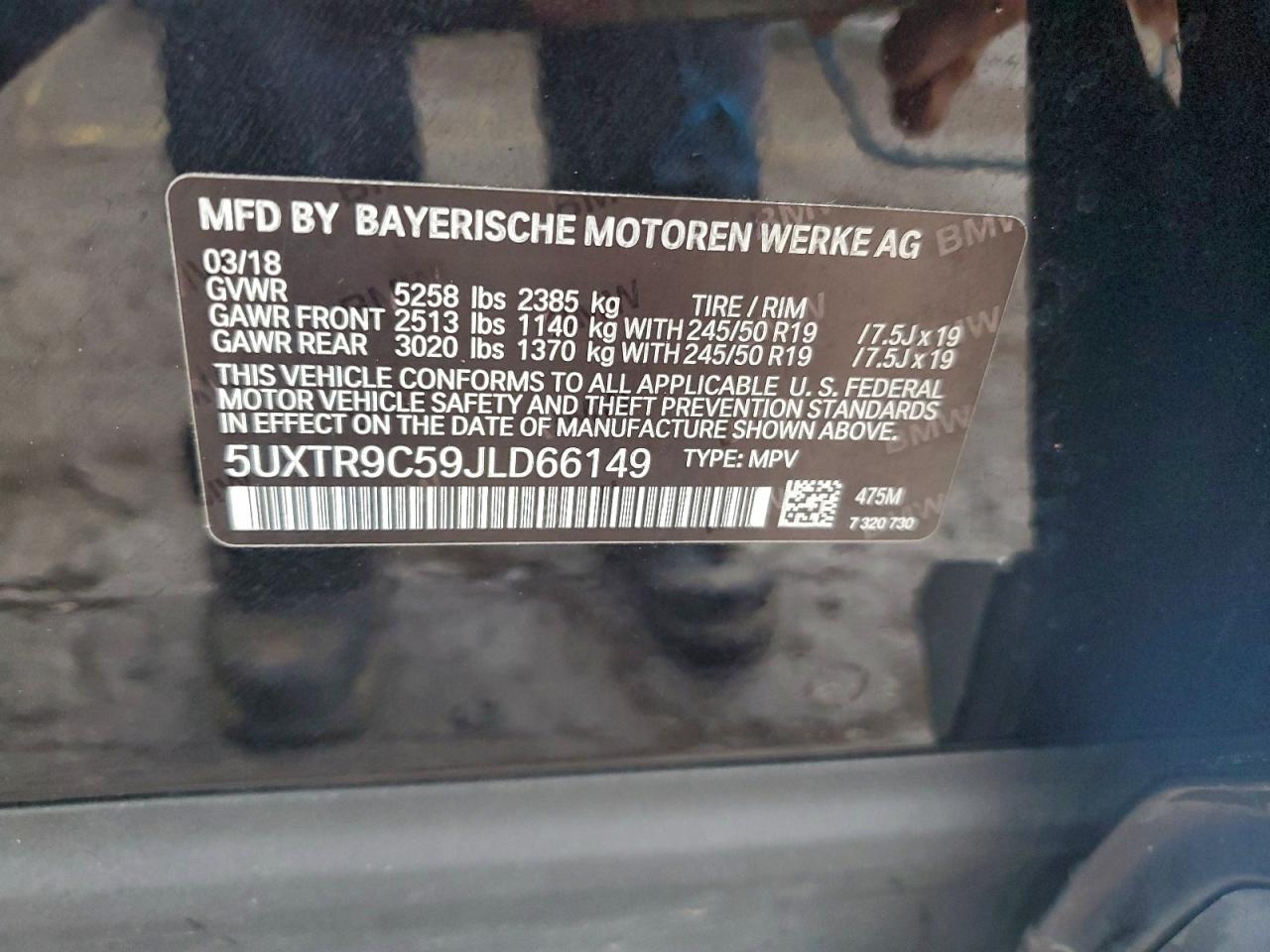2018 BMW X3