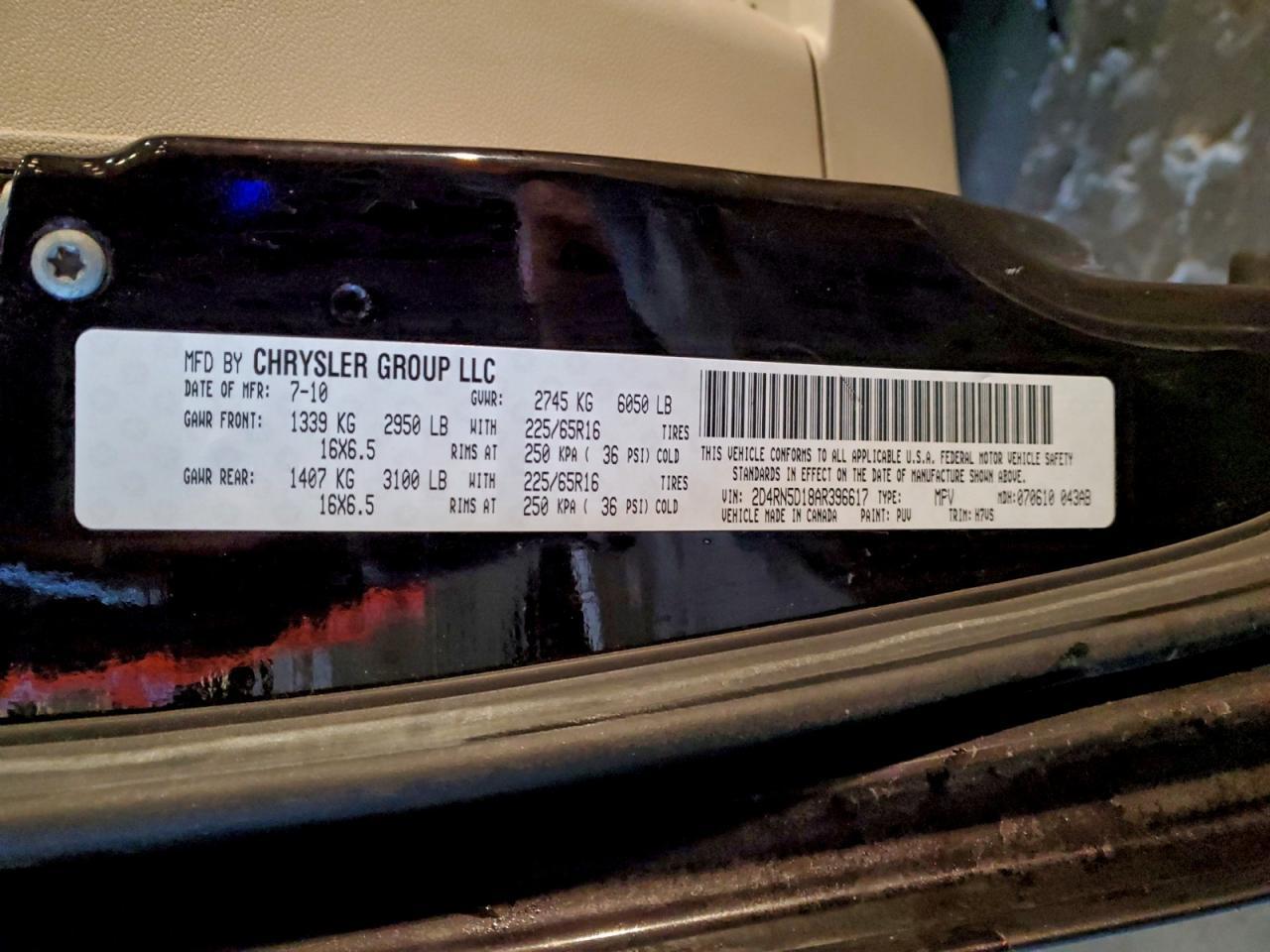 2010 DODGE GRAND CARAVAN