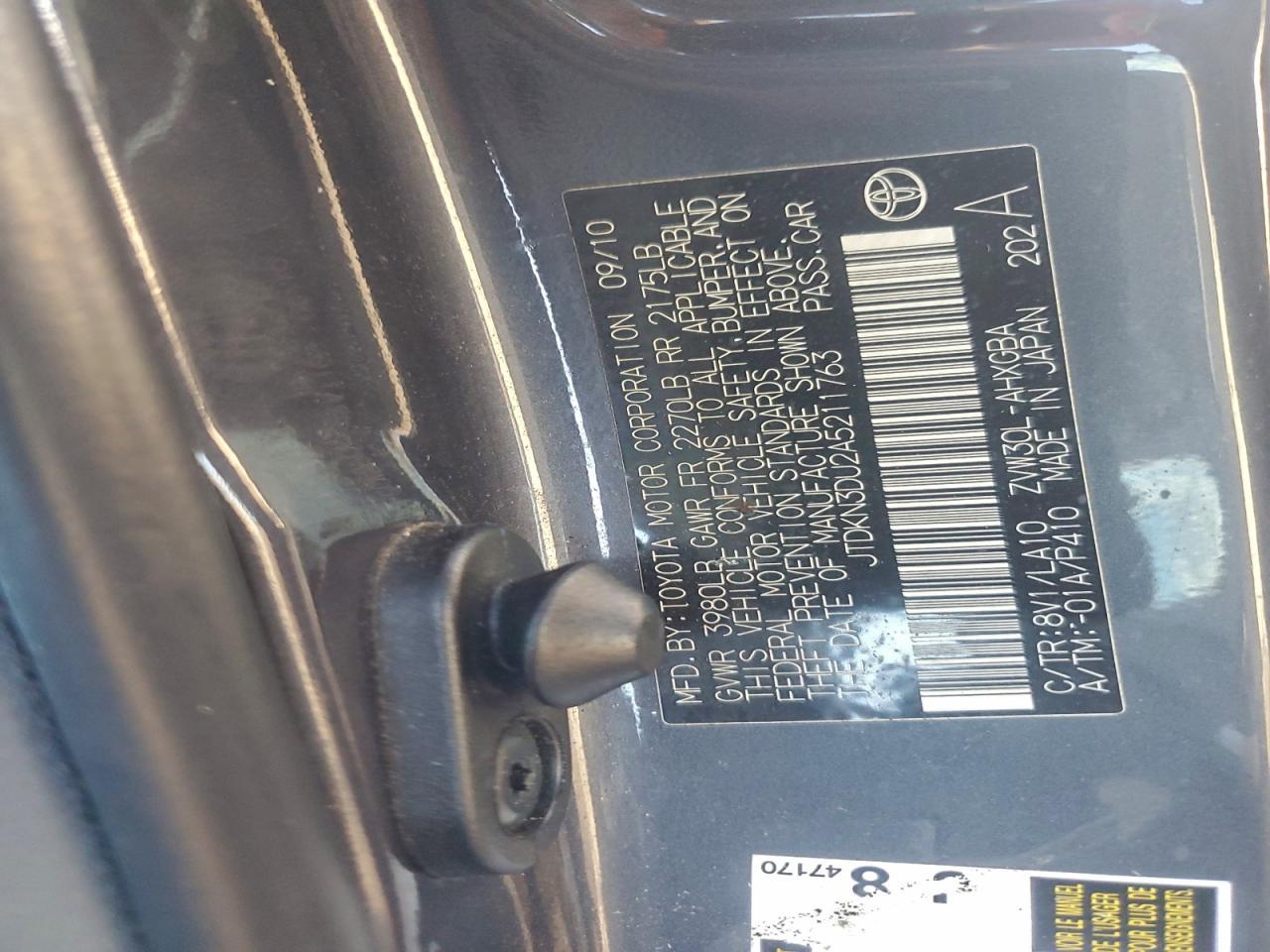 2010 TOYOTA PRIUS