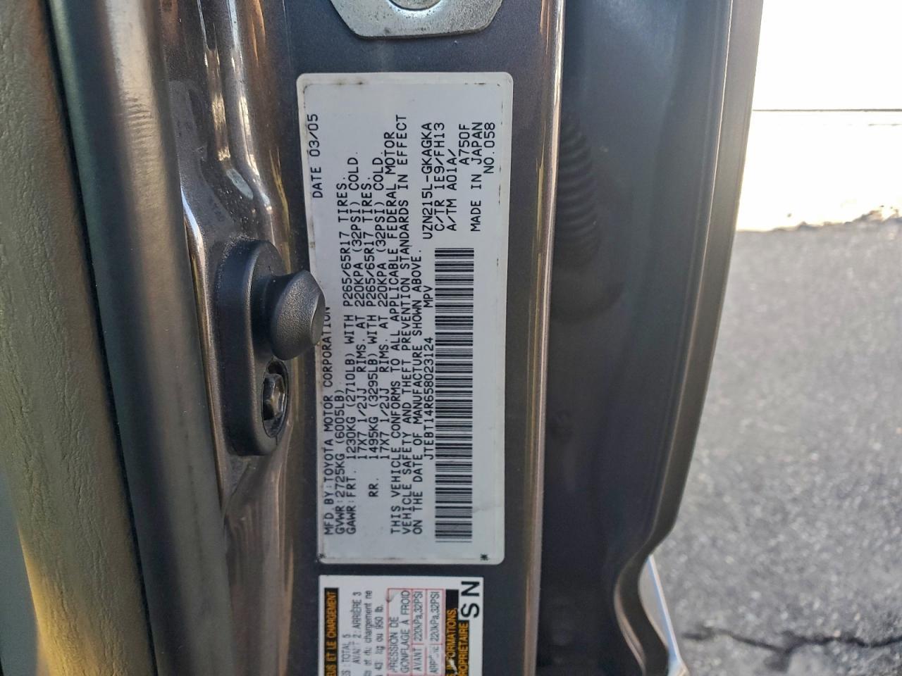 2005 TOYOTA 4Runner