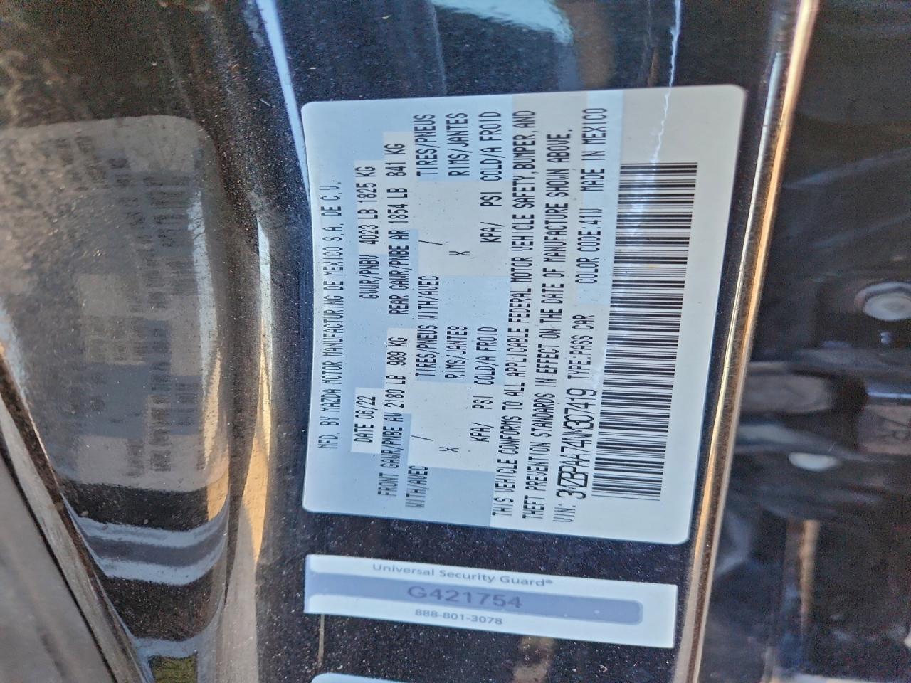 2022 MAZDA 3
