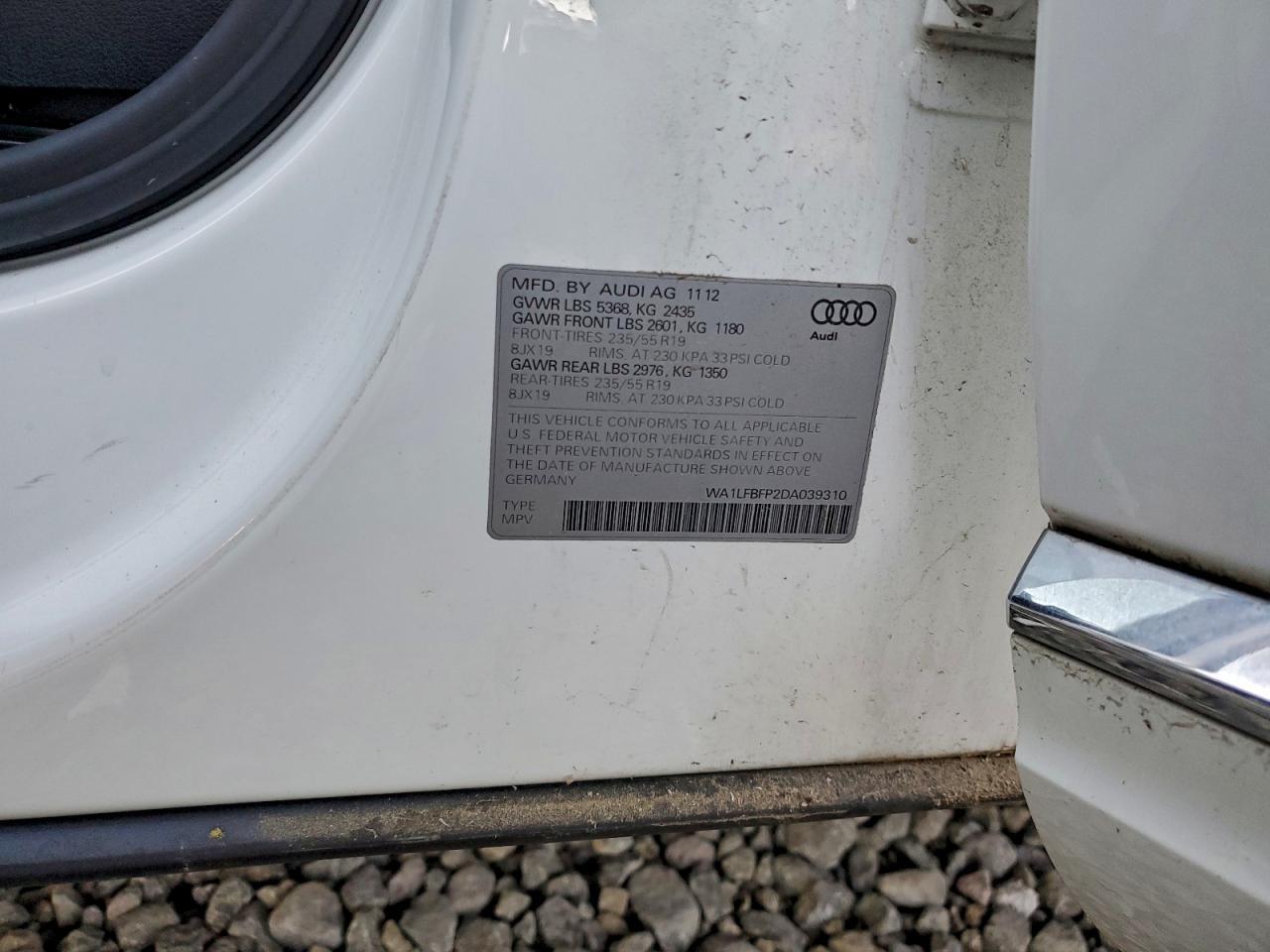 2013 AUDI Q5