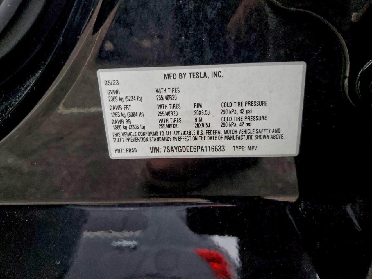 2023 TESLA MODEL Y