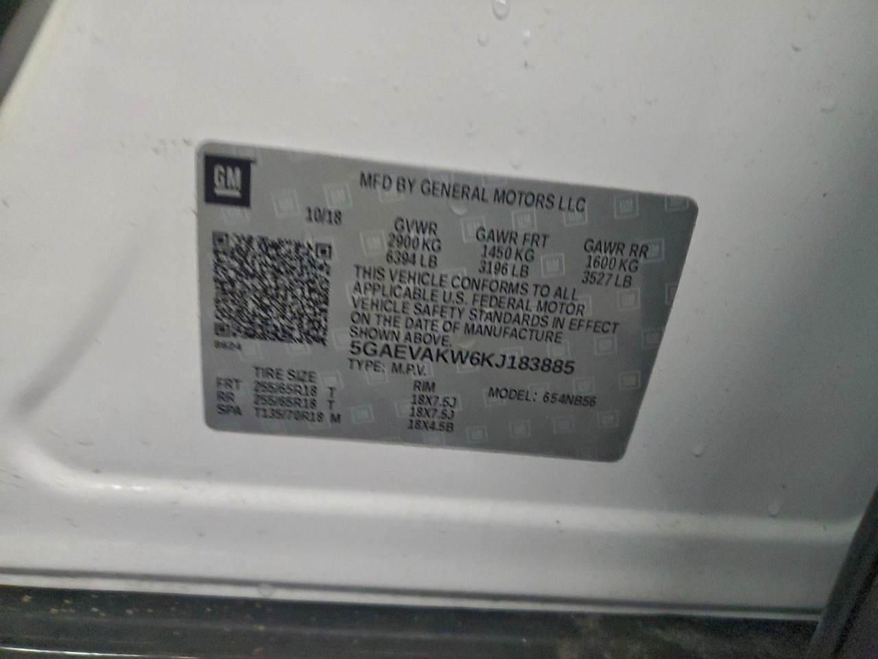 2019 BUICK ENCLAVE