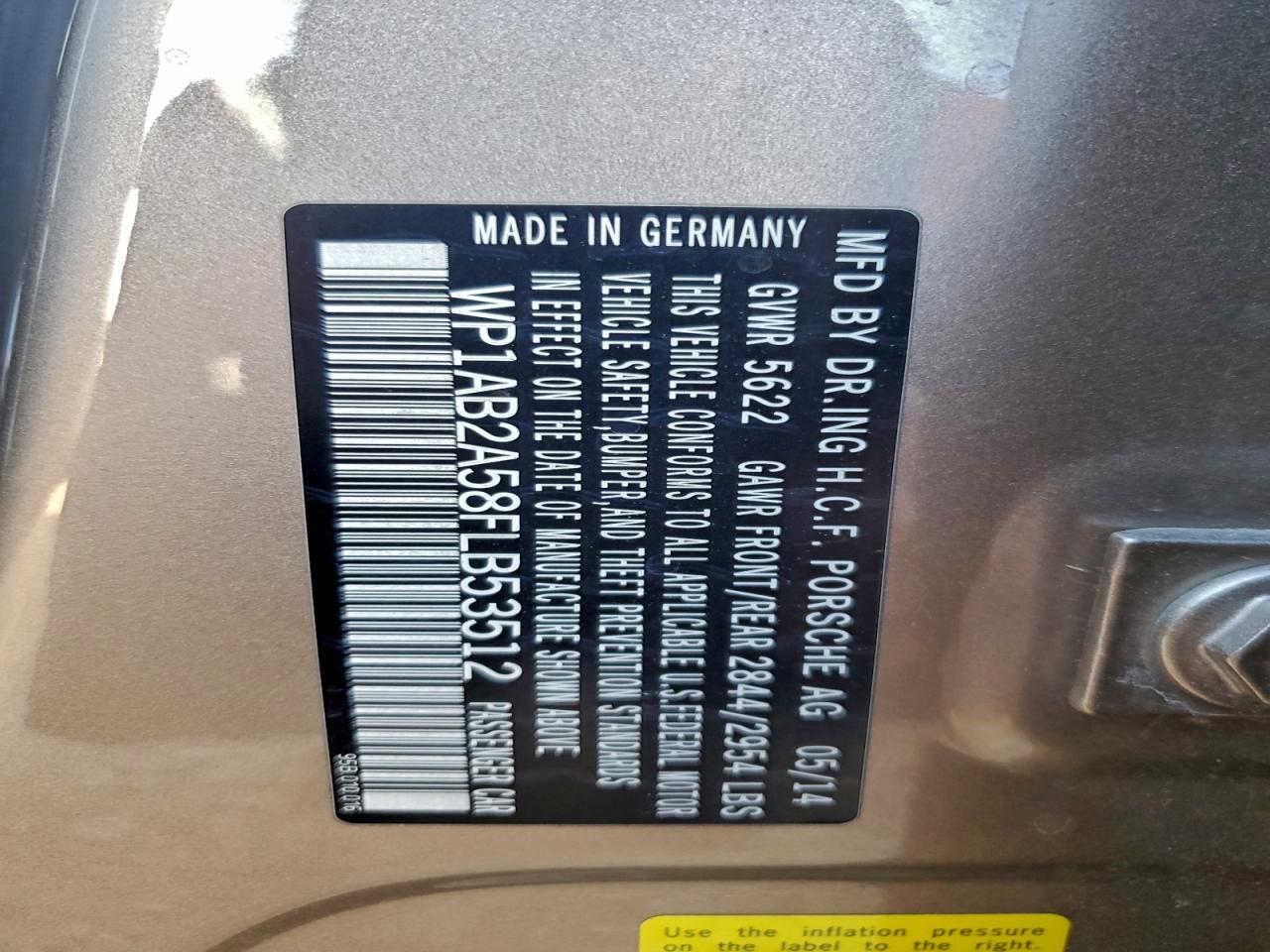 2015 PORSCHE Macan