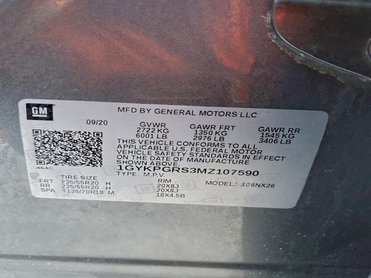 2021 CADILLAC XT6