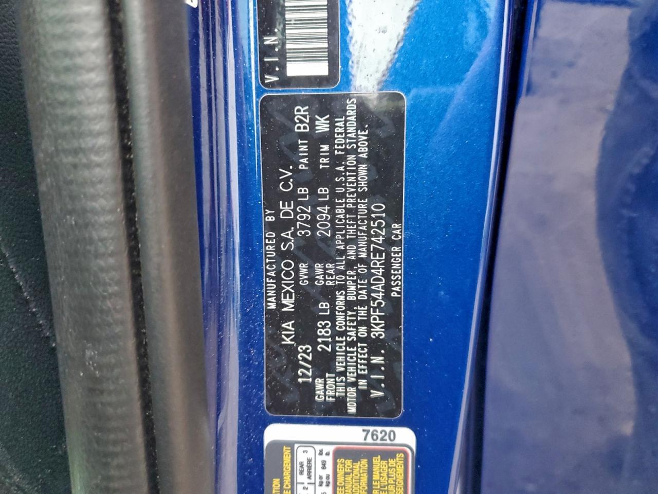 2024 KIA FORTE
