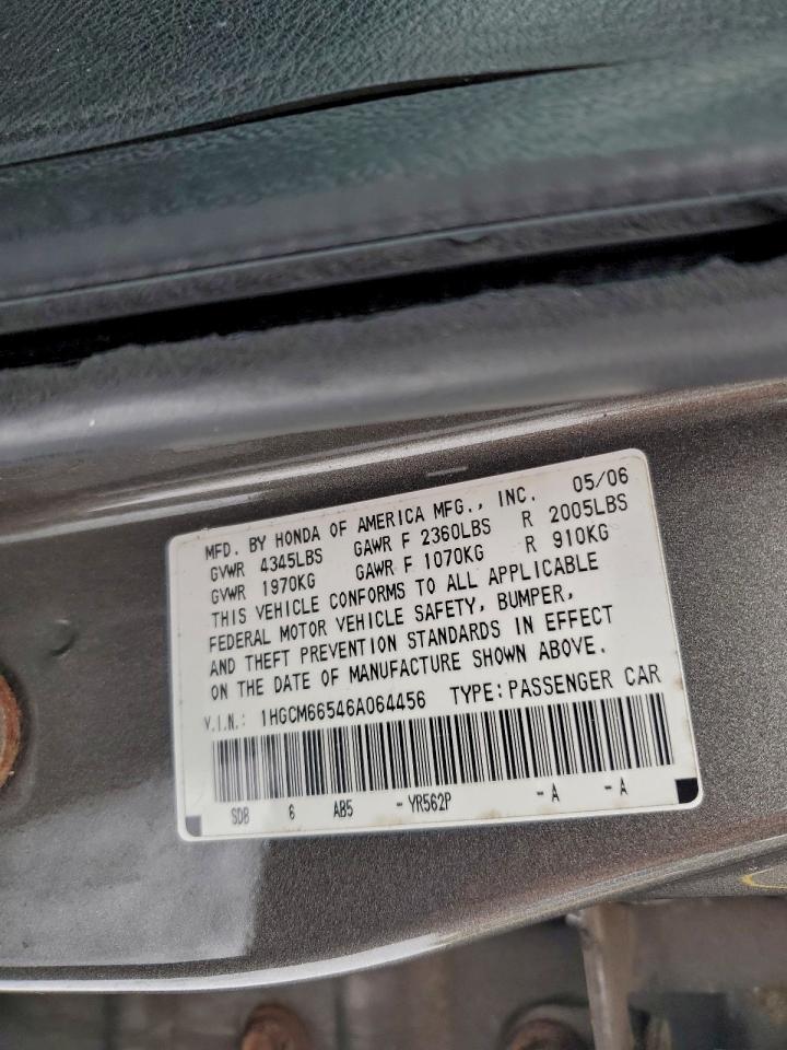 2006 HONDA ACCORD