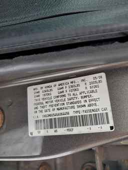 2006 HONDA ACCORD