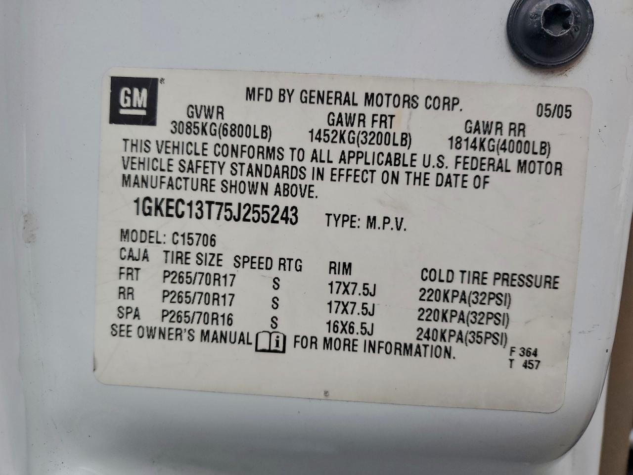 2005 GMC Yukon
