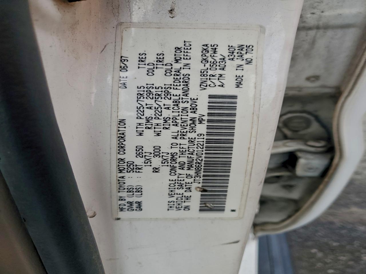 1997 TOYOTA 4Runner