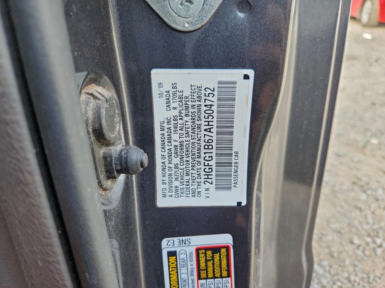 2010 HONDA CIVIC