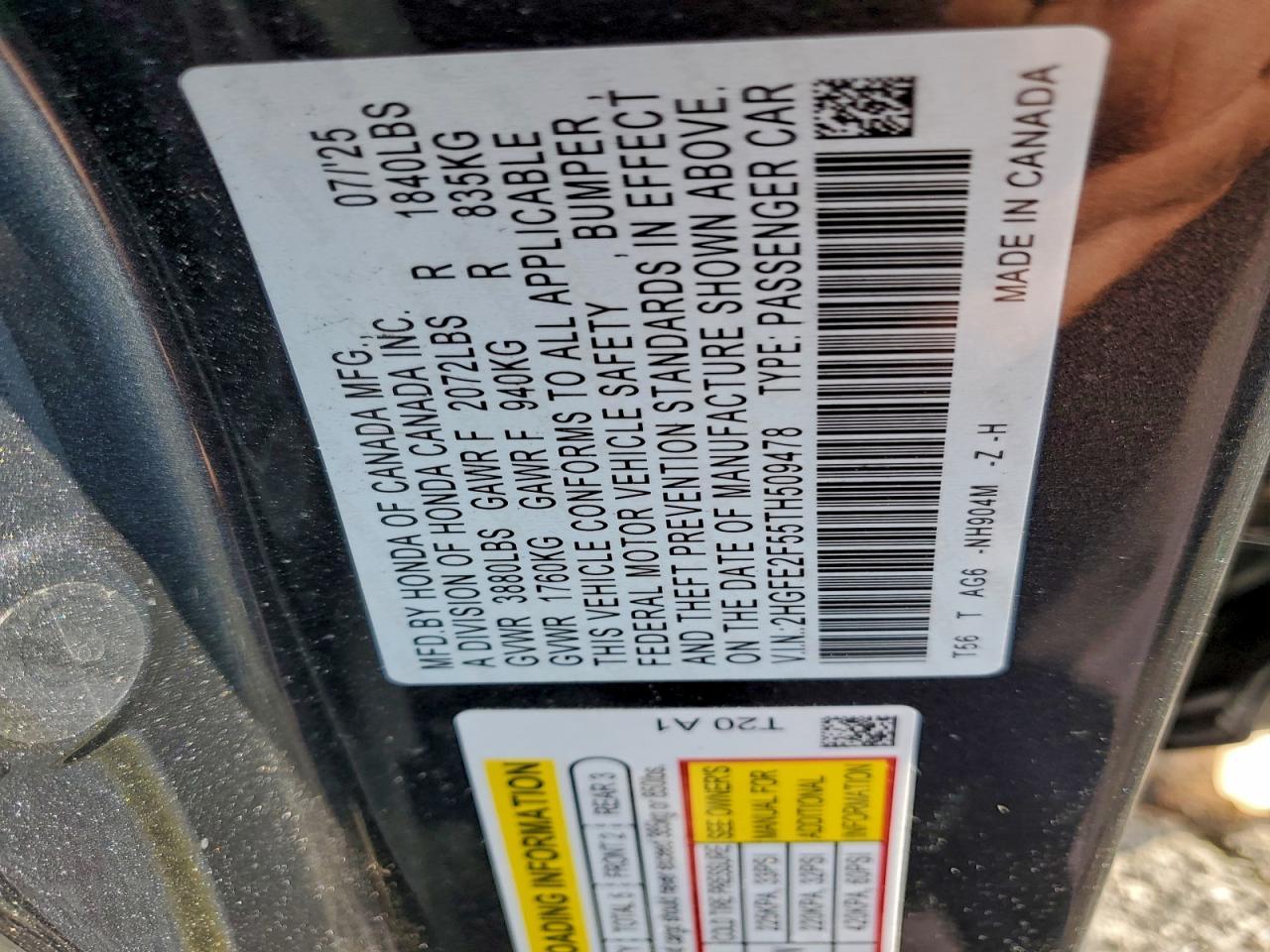 2026 HONDA CIVIC