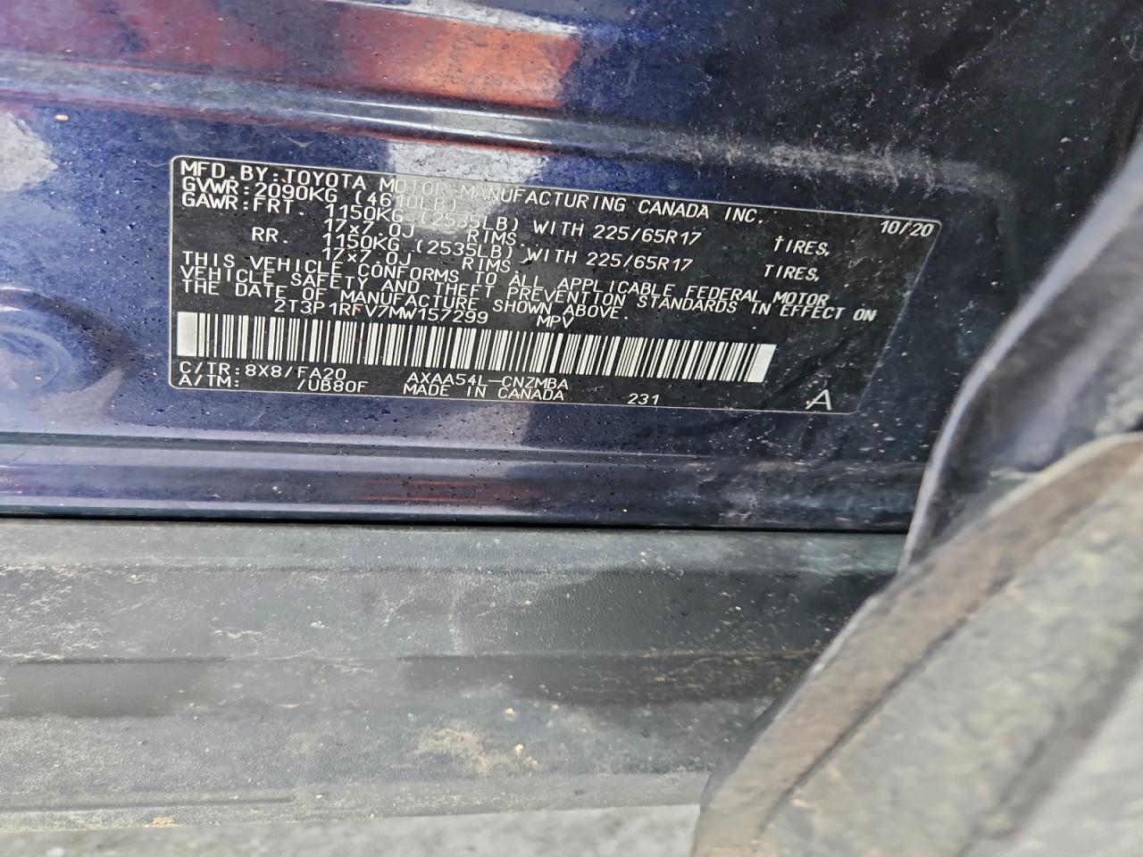 2021 TOYOTA RAV4