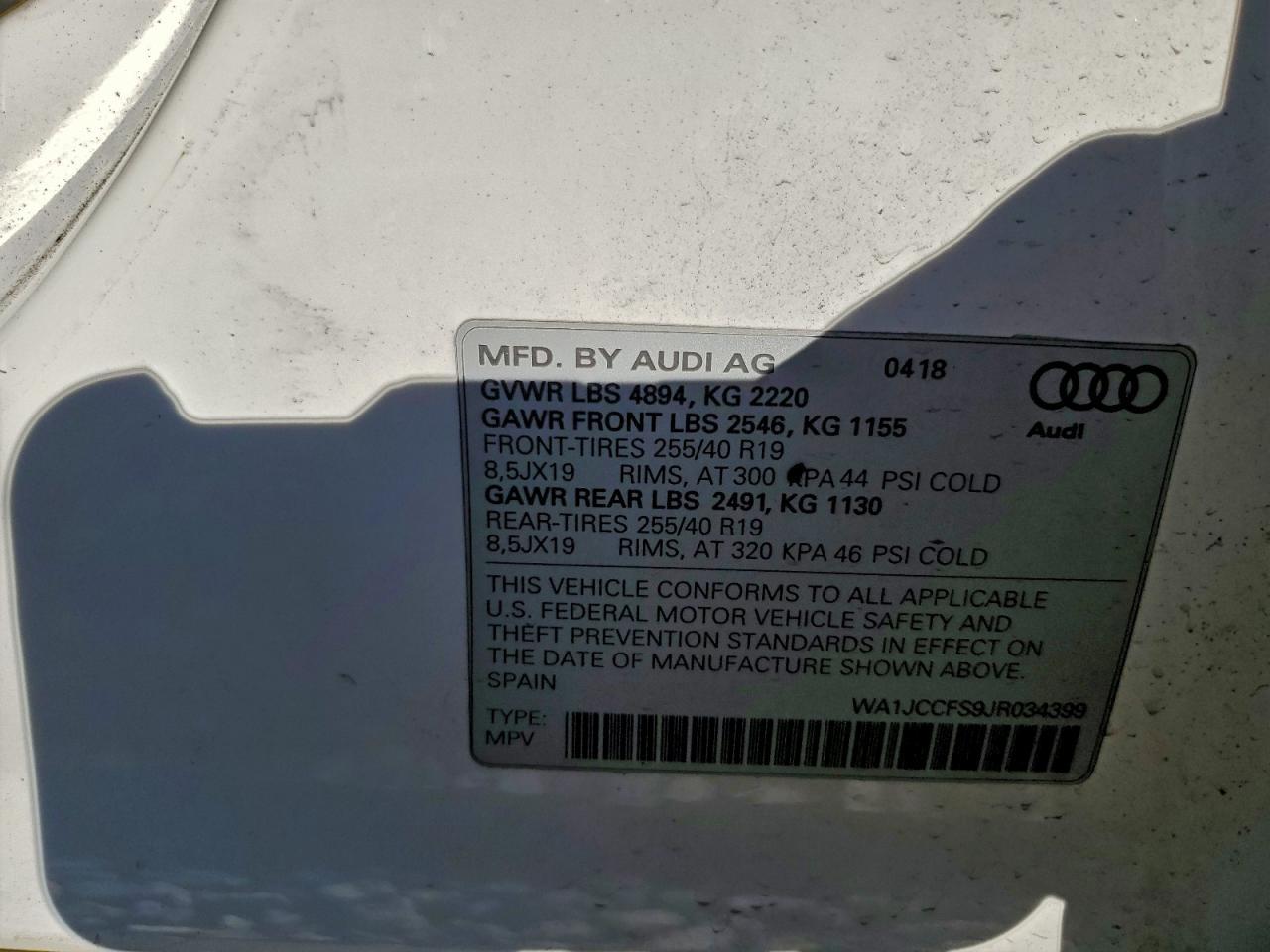 2018 AUDI Q3