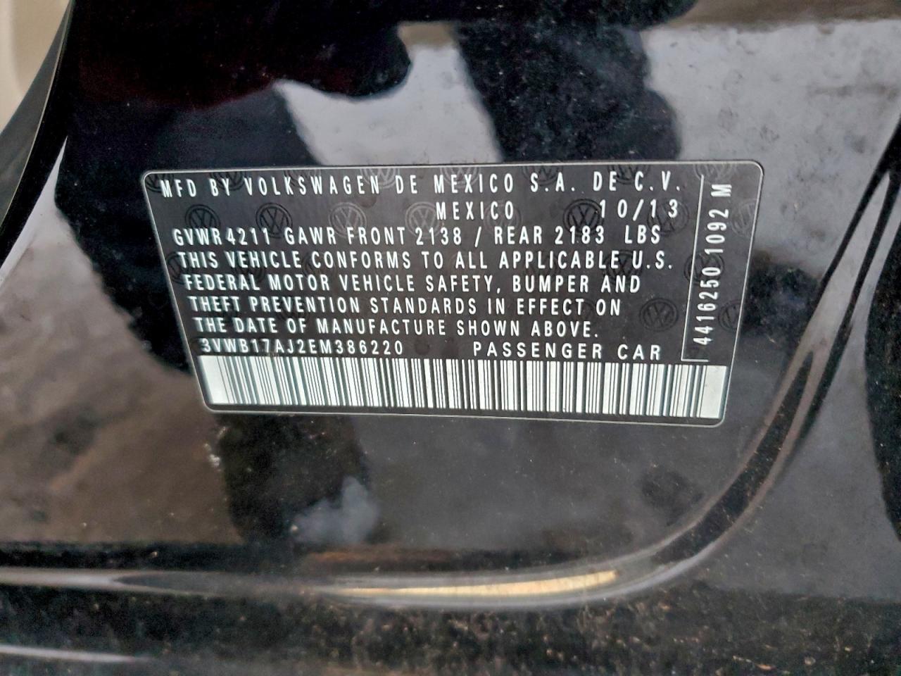 2014 VOLKSWAGEN JETTA