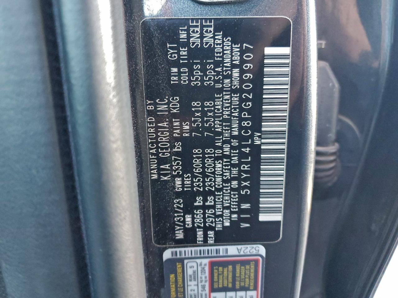 2023 KIA SORENTO