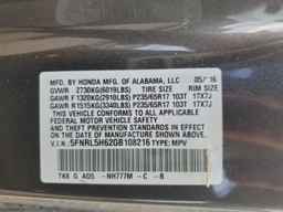 2016 HONDA ODYSSEY