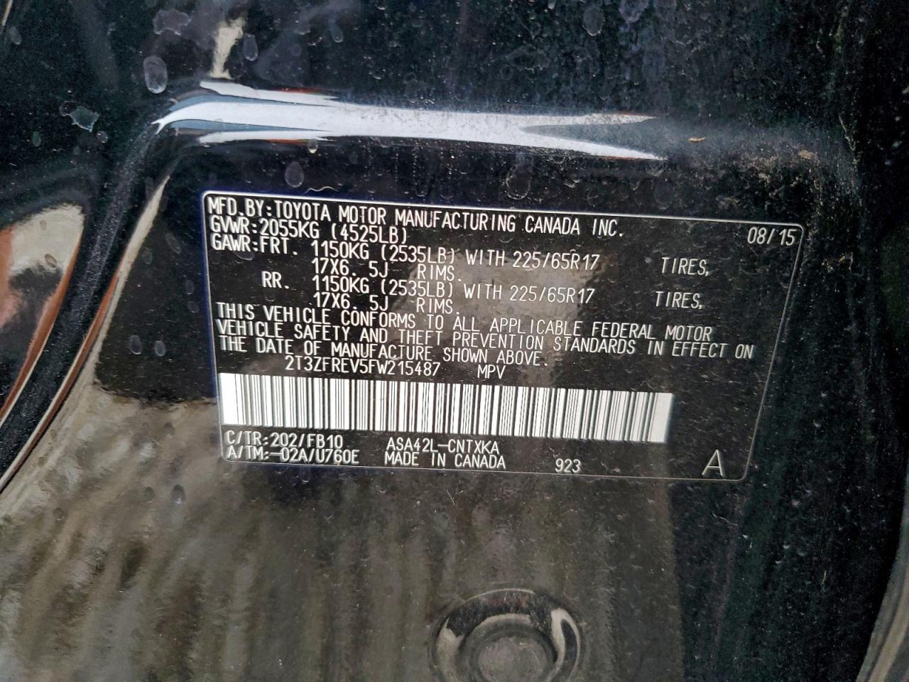 2015 TOYOTA RAV4