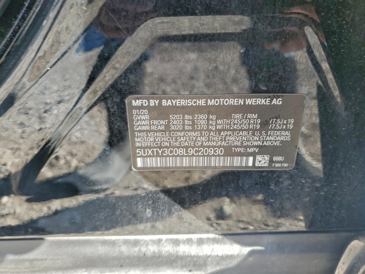 2020 BMW X3