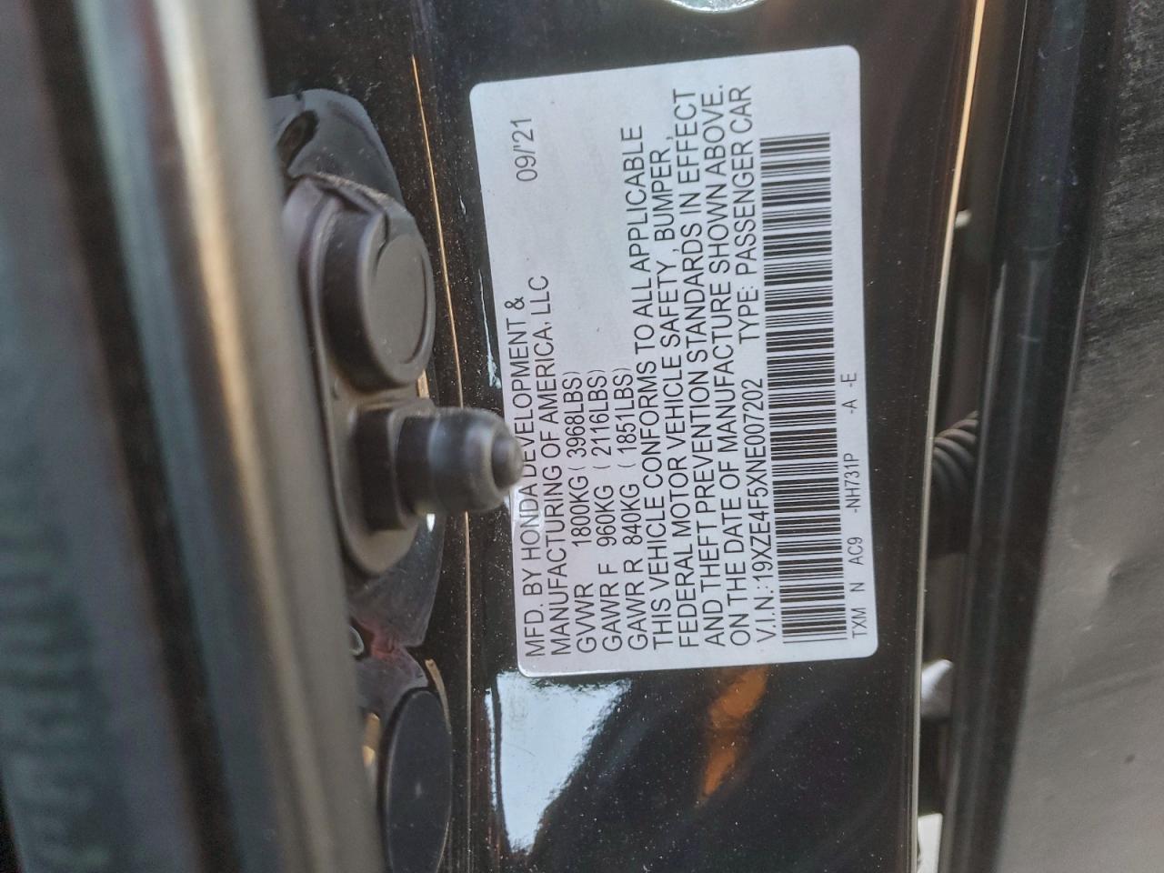 2022 HONDA Insight