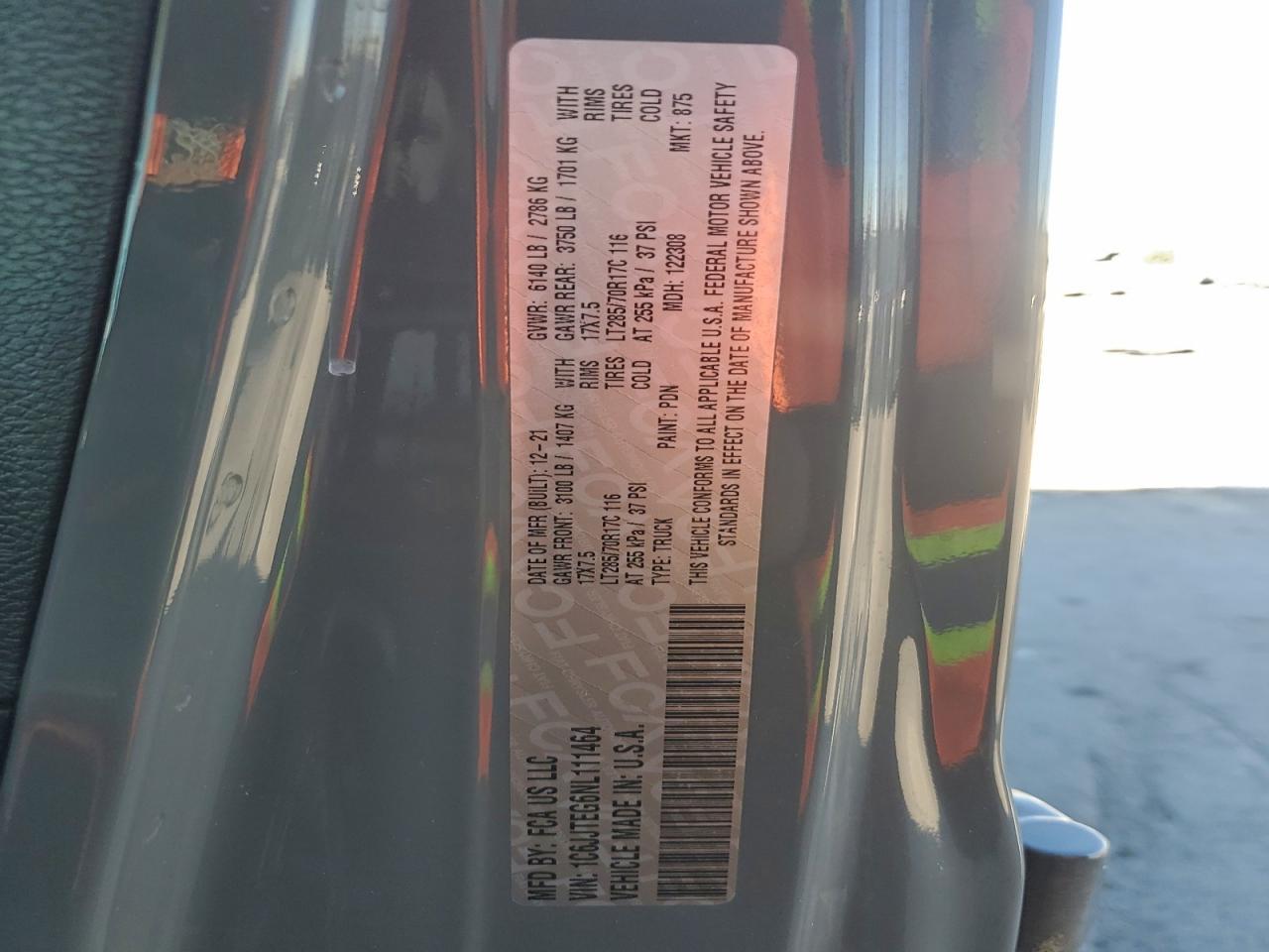2022 JEEP Gladiator