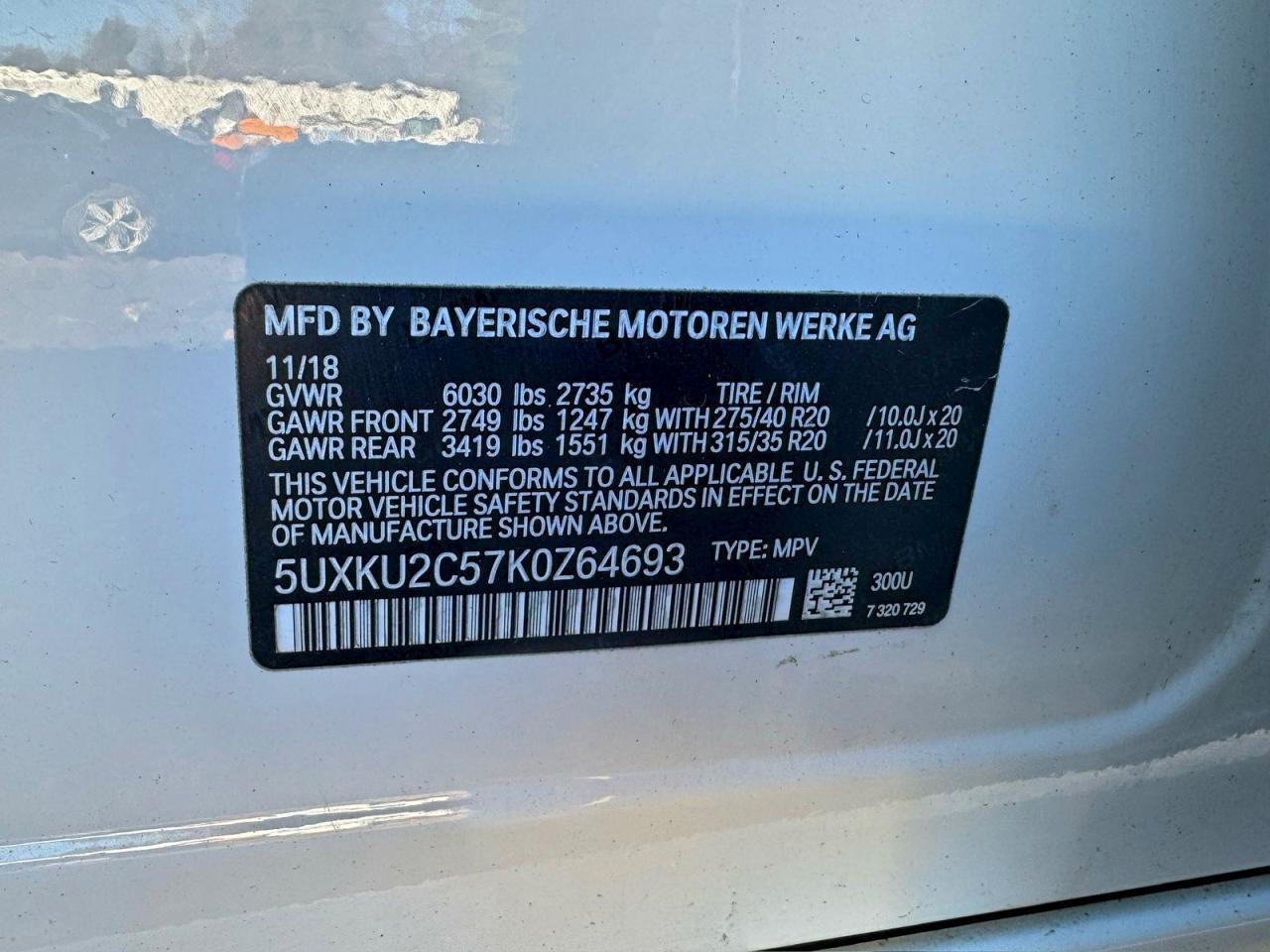 2019 BMW X6