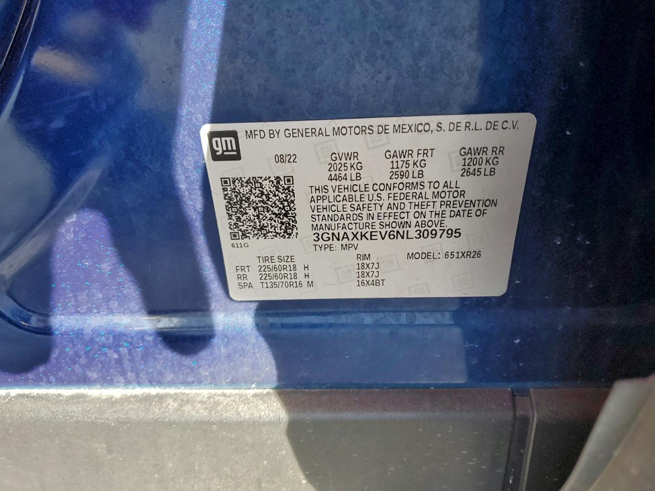 2022 CHEVROLET EQUINOX
