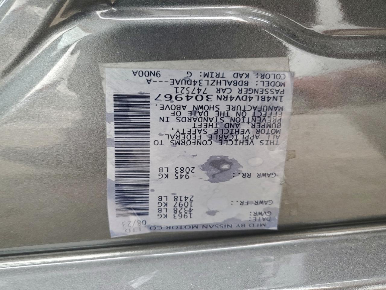 2024 NISSAN ALTIMA