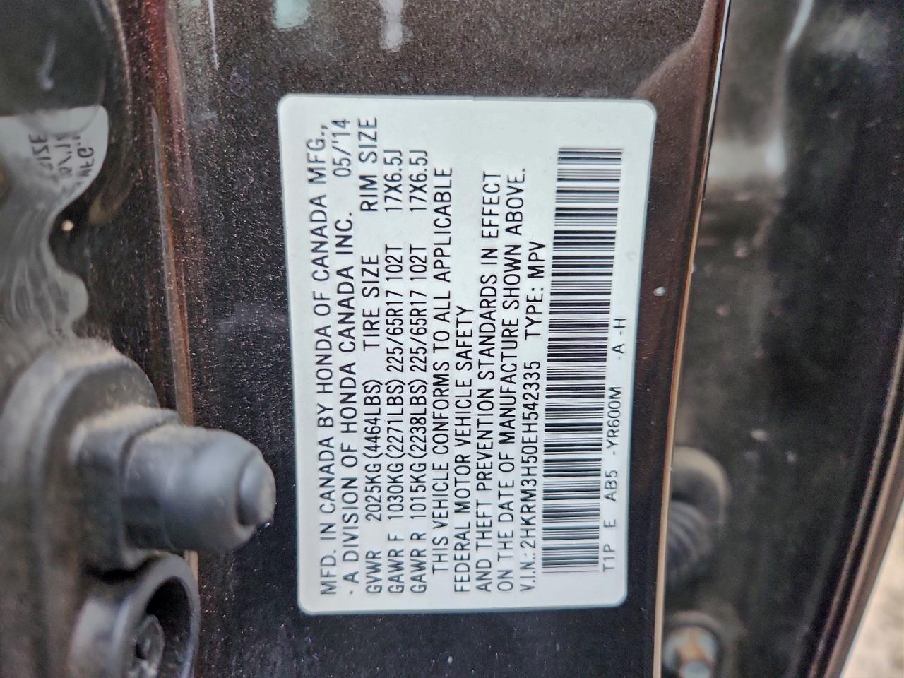 2014 HONDA CR-V