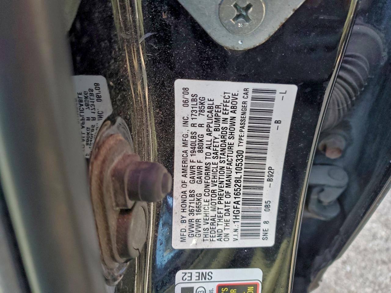 2008 HONDA CIVIC