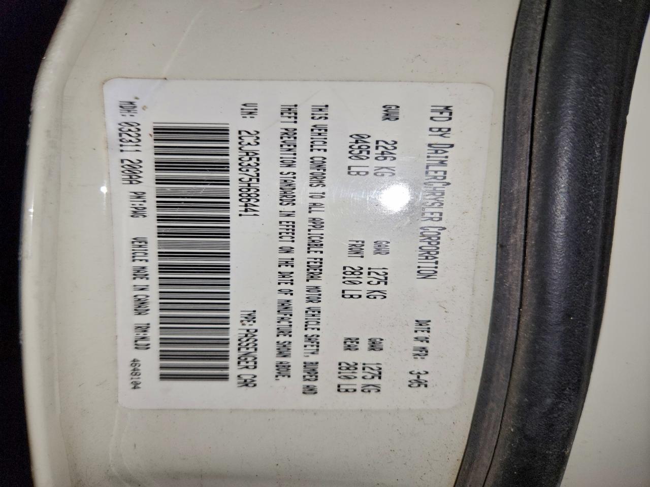 2005 CHRYSLER 300