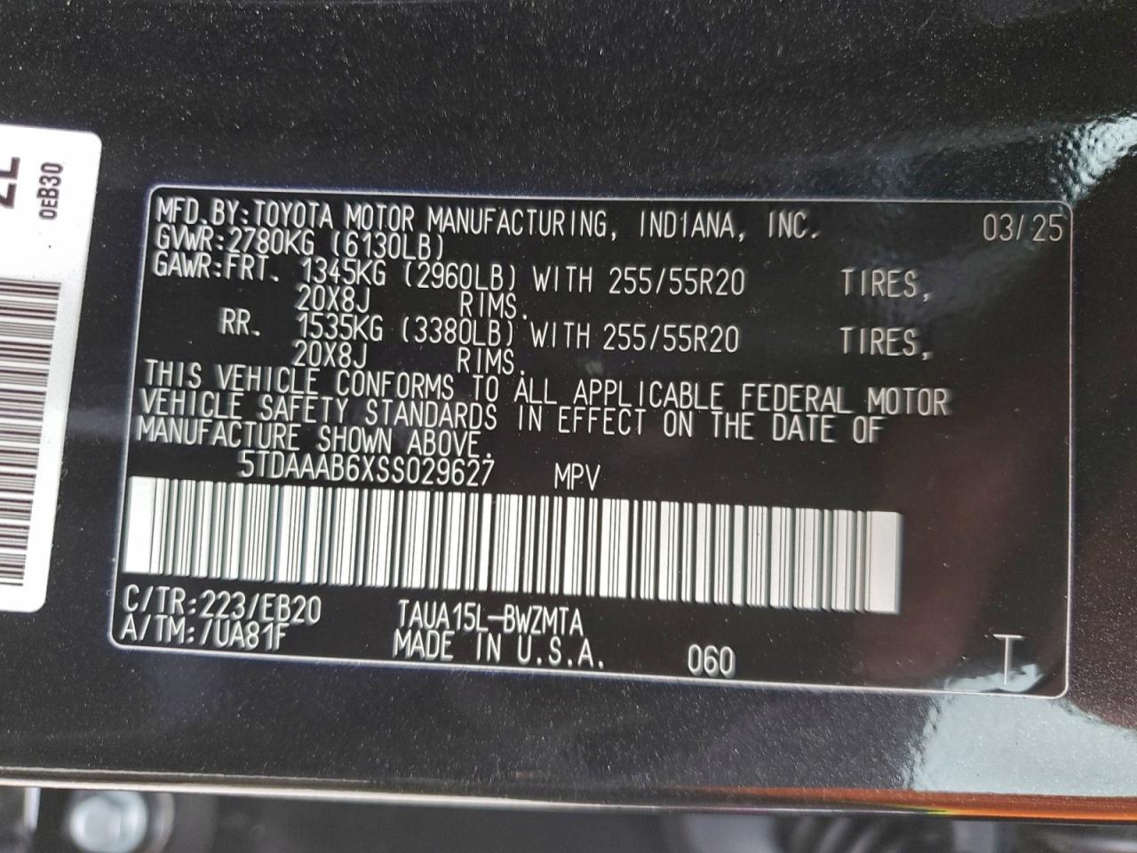 2025 LEXUS TX 350